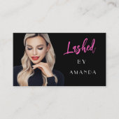 Beauty Salon Lashed Business Card 名刺 (正面)
