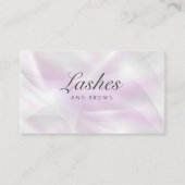 Beauty Salon Lashes and Brows Business Card 名刺 (正面)