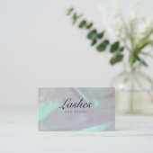 Beauty Salon Lashes and Brows Business Card 名刺 (スタンド正面)