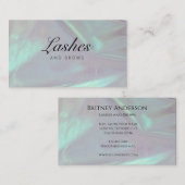 Beauty Salon Lashes and Brows Business Card 名刺 (正面/裏面)