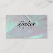Beauty Salon Lashes and Brows Business Card 名刺 (正面)