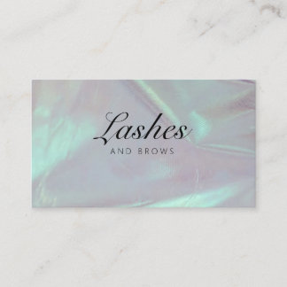 Beauty Salon Lashes and Brows Business Card 名刺