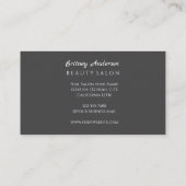 Beauty Salon Nails Business Card 名刺 (裏面)