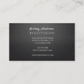 Beauty Salon Nails Business Card 名刺 (裏面)