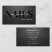 Beauty Salon Nails Business Card 名刺 (正面/裏面)