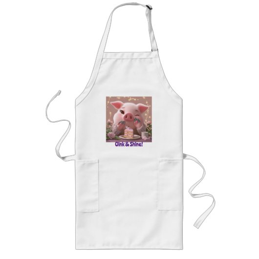 Beauty Salon Work Apron ロングエプロン (正面)