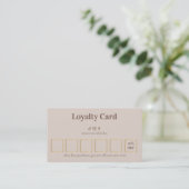 Beauty Skin Care Loyalty Card ロイヤリティカード (スタンド正面)