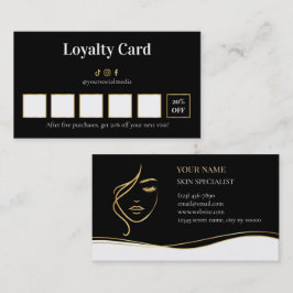 Beauty Skin Care Loyalty Card ロイヤリティカード