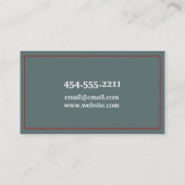 Beauty Spa Business Card 名刺 (裏面)