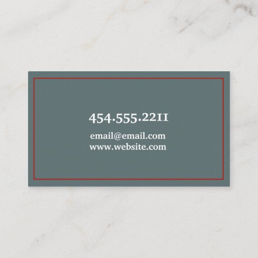 Beauty Spa Business Card 名刺 (裏面)