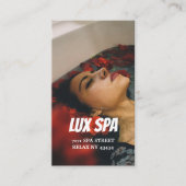 Beauty Spa Business Card 名刺 (正面)