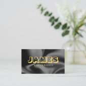 Beauty Studio Barber Business Card 名刺 (スタンド正面)