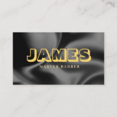 Beauty Studio Barber Business Card 名刺 (正面)