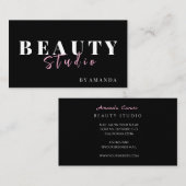 Beauty Studio Lashed Business Card 名刺 (正面/裏面)