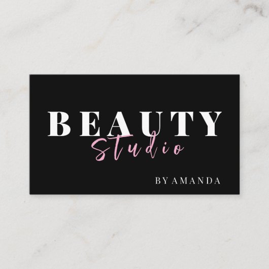 Beauty Studio Lashed Business Card 名刺 (正面)