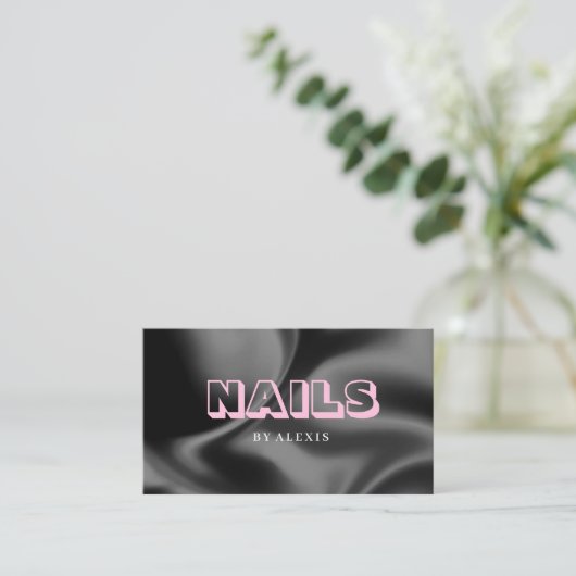 Beauty Studio Lashed Business Card 名刺 (スタンド正面)