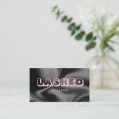 Beauty Studio Lashed Business Card 名刺 (スタンド正面)