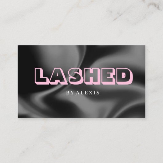 Beauty Studio Lashed Business Card 名刺 (正面)
