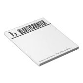 Beautycounterメモ帳と情報 ノートパッド (アングル)