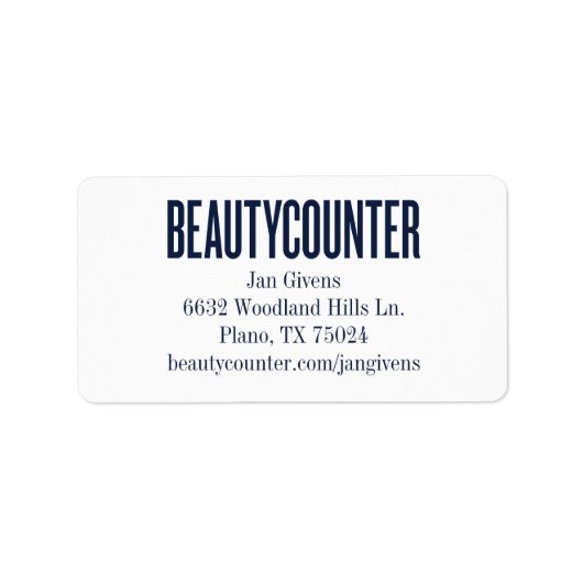 Beautycounter新しいロゴラベル ラベル (正面)