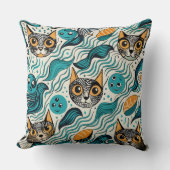 Beautyful Cats Collection Design Kissen クッション (正面)