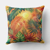 Beautyful Tropical  Pattern  Design Kissen クッション (裏面)