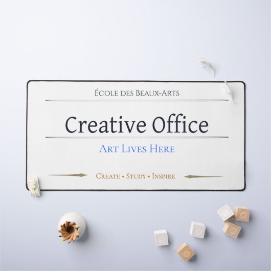 Beaux Arts Desk Mat Office Mouse Pad Luxury デスクマット (キッズテーブル)