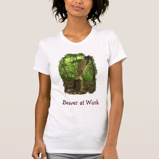 Beaver at Work Tシャツ (正面)