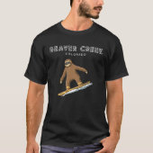 Beaver Creek New Colorado  Sloth Snowboard Tシャツ (正面)