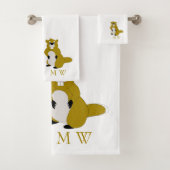 Beaver Design Monogrammed バスタオルセット (インサイチュ)