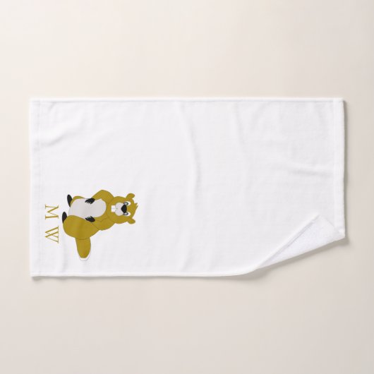 Beaver Design Monogrammed バスタオルセット (ハンドタオル)