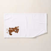 Beaver Design Monogrammed バスタオルセット (ハンドタオル)