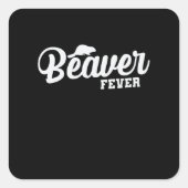 Beaver Fever スクエアシール (正面)
