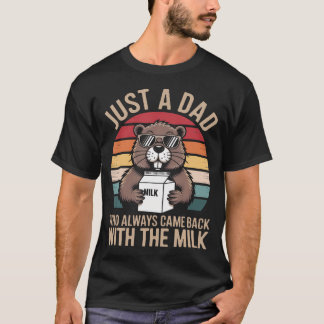 Beaver Funny Father's Day Dad Tシャツ