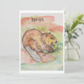 Beaver Greeting Card シーズンカード (スタンド正面)