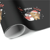 Beaver I'm Snow Cute Snowman Snow Pun ラッピングペーパー (ロールコーナー)