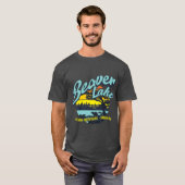 Beaver Lake Ozark Mountains Arkansas Retro Vintage Tシャツ (正面フル)