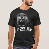 Beaver Mazel Tov T-Shirt Tシャツ (正面)