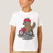 Beaver Motorcycle Tシャツ (正面)