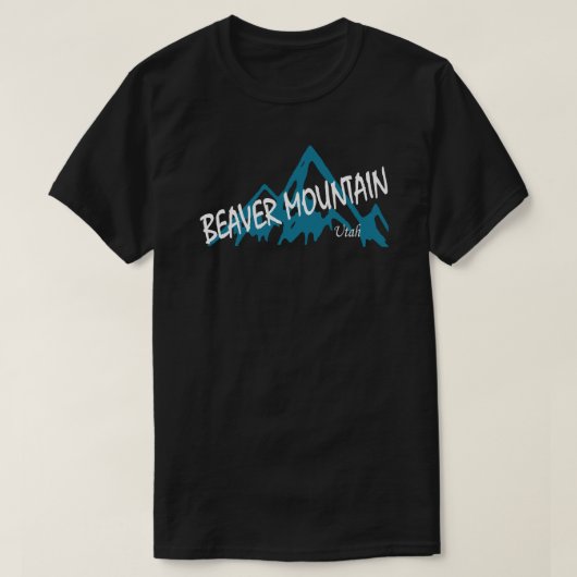 Beaver Mountain Resort Mountains Tシャツ (デザイン正面)