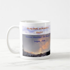 Beaver Mountain Ski Resort Mug コーヒーマグカップ
