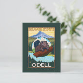 Beaver & Mt. Hood - Odell、オレゴン ポストカード (スタンド正面)