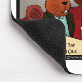 Beaver Networking Funny Gifts Tees & Cards マウスパッド (コーナー)