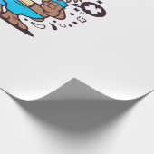 Beaver Surfing ラッピングペーパー (角)