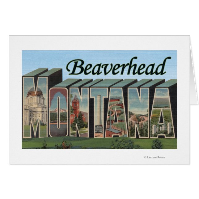 Beaverhead, Montana – ラージレターシーン (正面横)