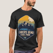 Beavers Bend State Park Oklahoma OK Retro Camping  Tシャツ (正面)