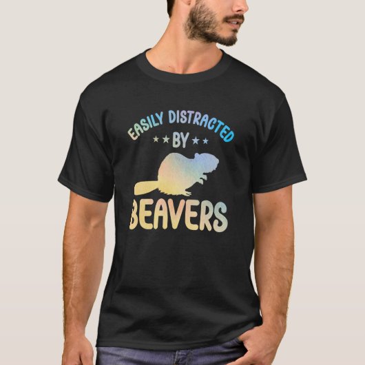 Beavers Humor Beaver Apparel for Kids & Women Tシャツ (正面)