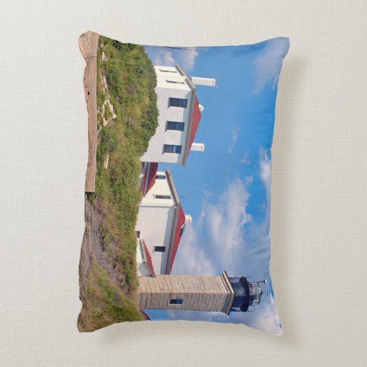 Beavertailの灯台、ロードアイランドのアクセントの枕 アクセントクッション (裏面(縦))