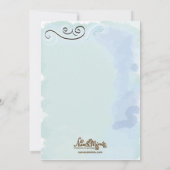 Bebe -フランス人の刺激を受けたなベビーシャワーの招待 招待状 (裏面)