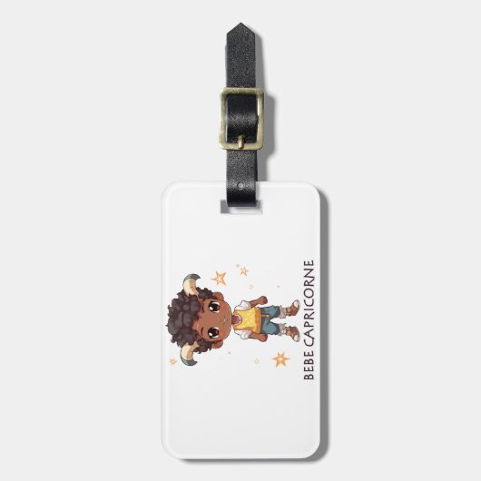 Bébé Capricorne 4 ラゲッジタグ (正面縦)